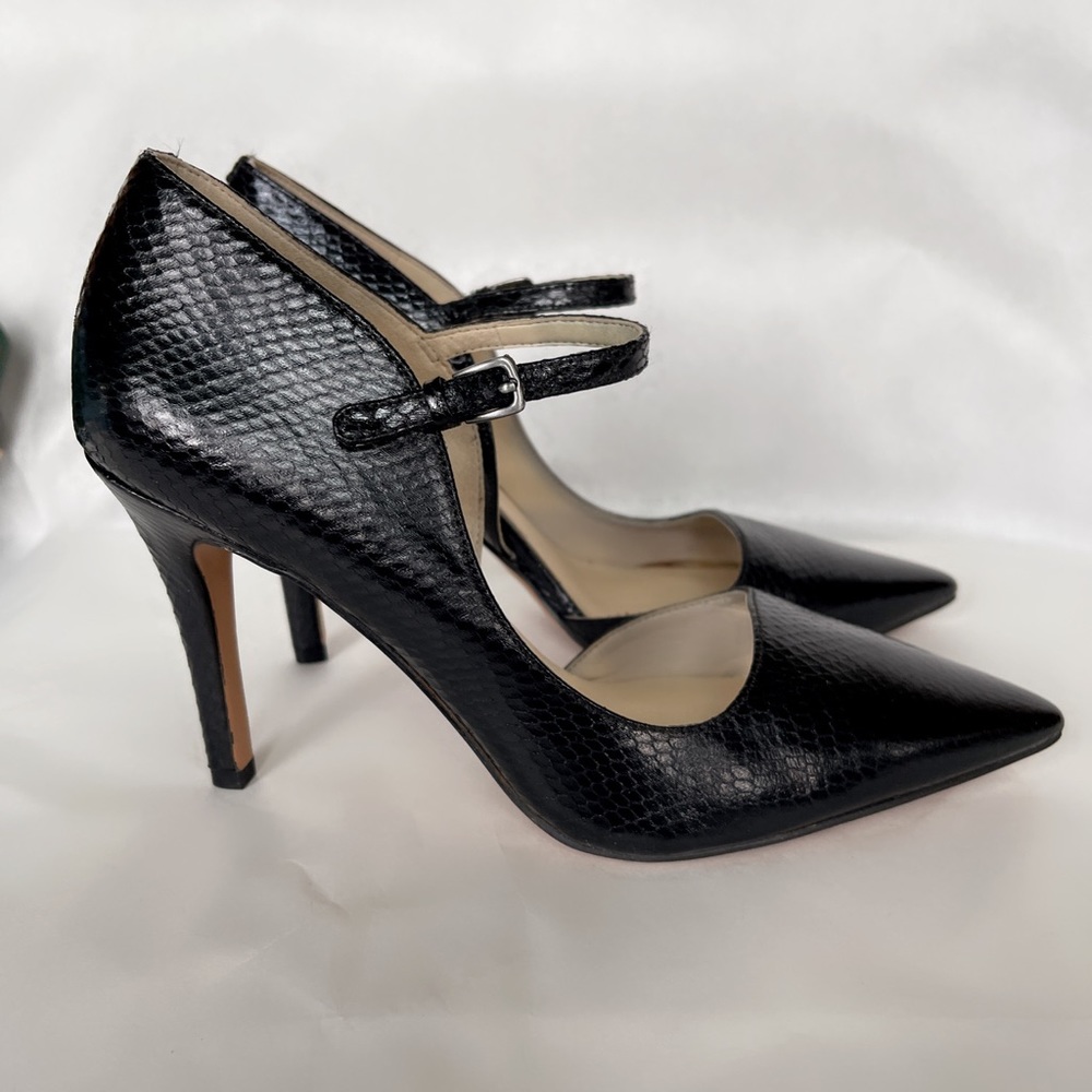 Nine West Jennelle Black high heel Shoes in size us 6M - Picture 3 of 10